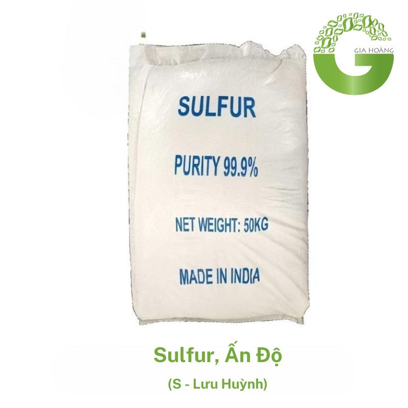 S - Lưu Huỳnh - Sulfur, Ấn Độ, 50kg/bao.