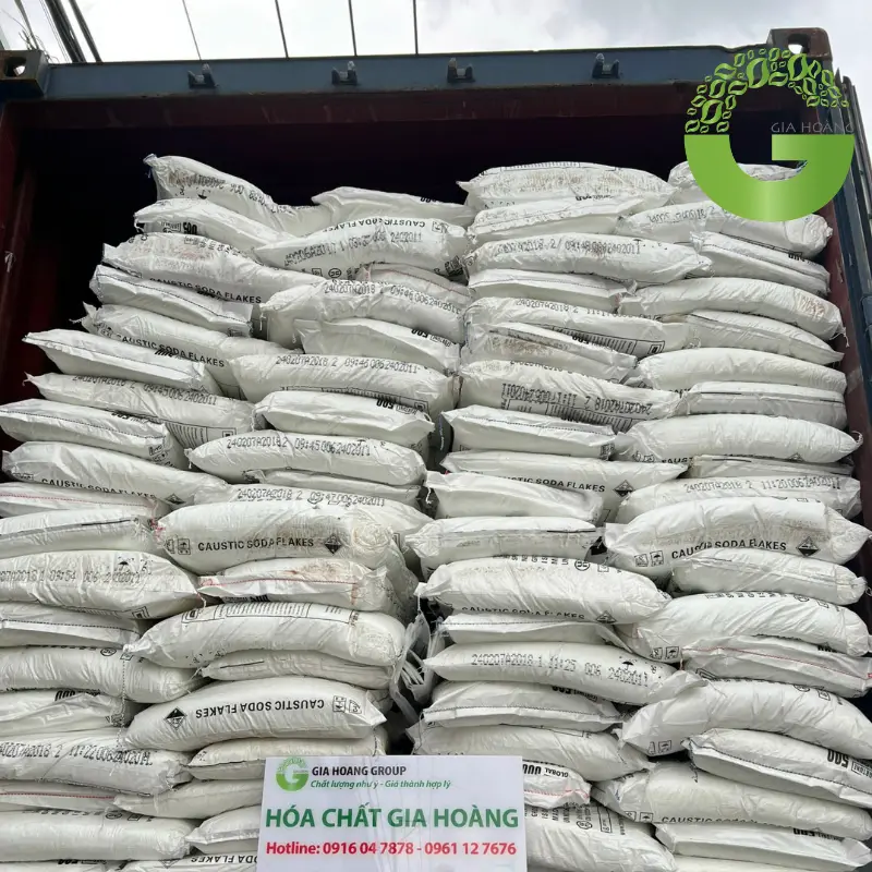 ứng dụng của naoh trong sản xuất chất tẩy giặt
