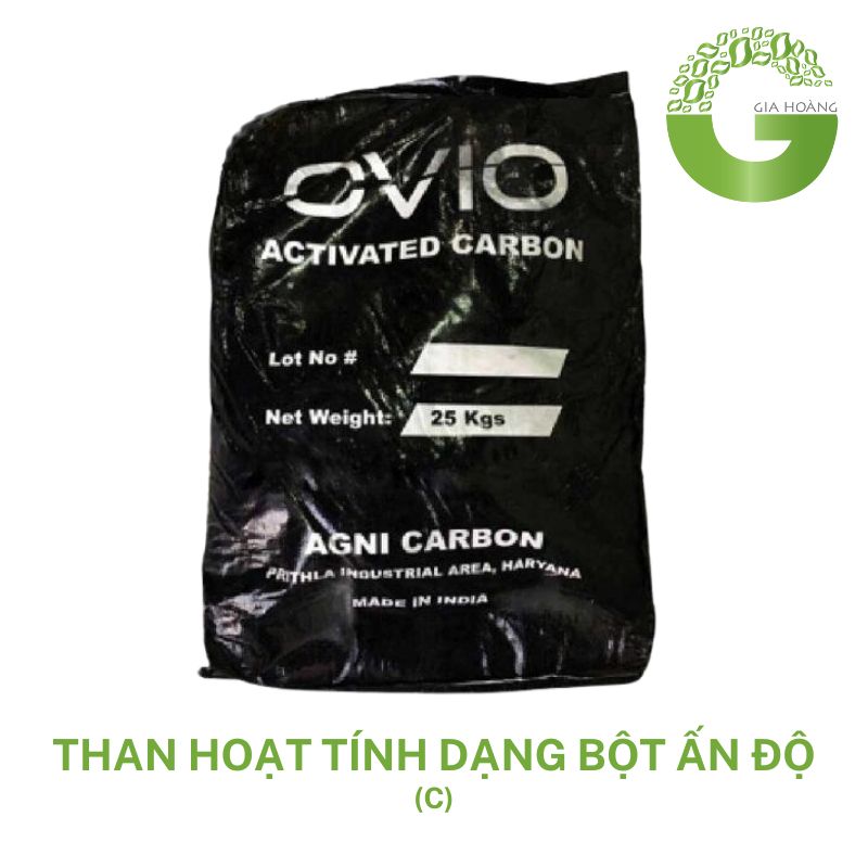 Bột Than Hoạt Tính Ấn Độ, 25kg/bao