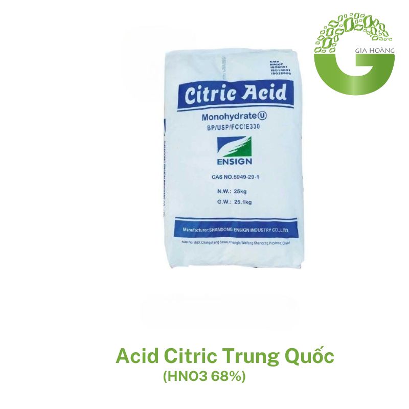 Acid Citric Monohydrate (C6H8O7) | Bột Axit Chanh Giá Tốt, Chính Hãng