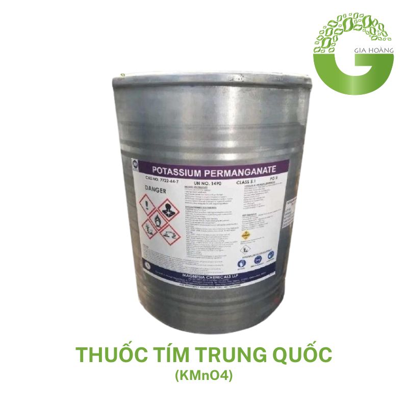 Kali pemanganat KMnO4 - Thuốc tím Trung Quốc, 50kg/thùng