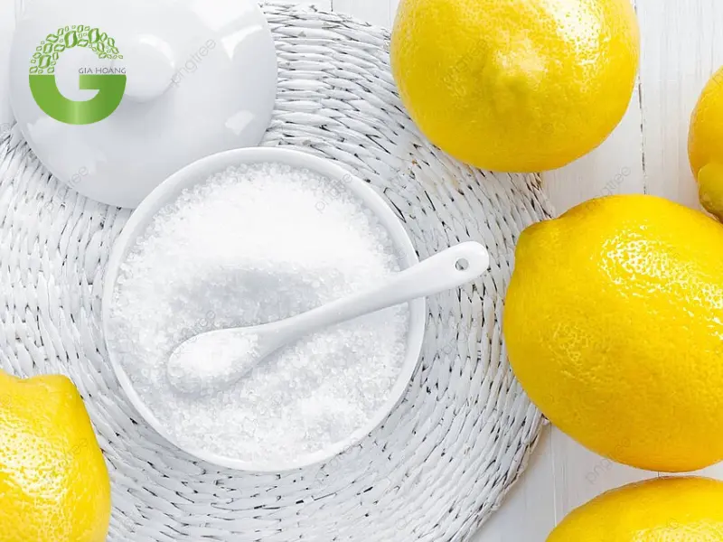 axit citric và giấm