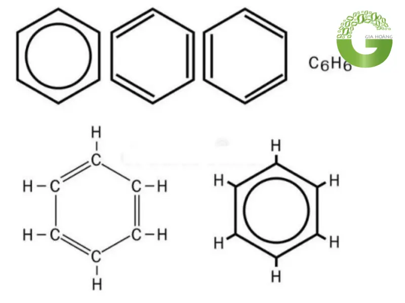 cấu tạo phân tử của benzen