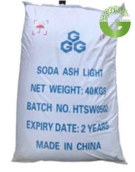 Hóa Chất Soda Ash Light - Natri Cacbonat Na2CO3 99.2% Trung Quốc 40kg/bao