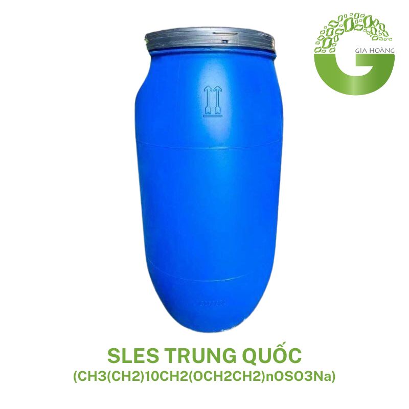 CH3(CH2)10CH2(OCH2CH2)nOSO3Na - Chất Tạo Bọt Sodium Lauryl Ether Sulfate (SLES) - Trung Quốc