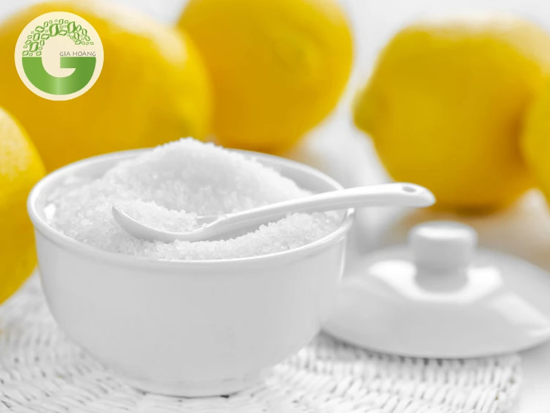so sánh axit citric và nước chanh
