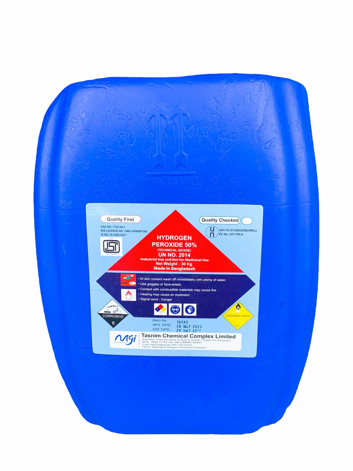 Oxy già Bangladesh 50% - H2O2 50% (Hydrogen Peroxide 50%)