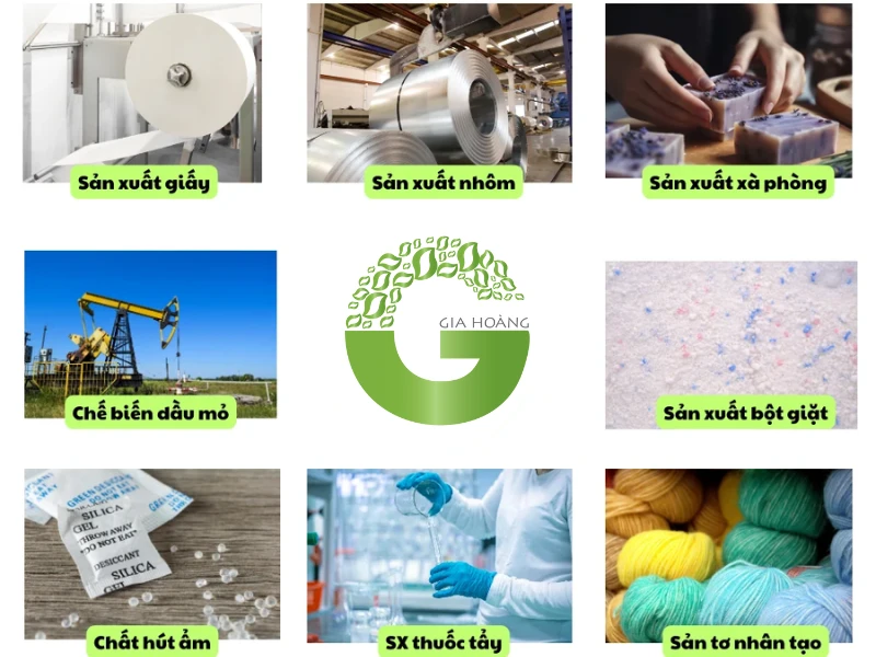 ứng dụng của xút hạt là gì